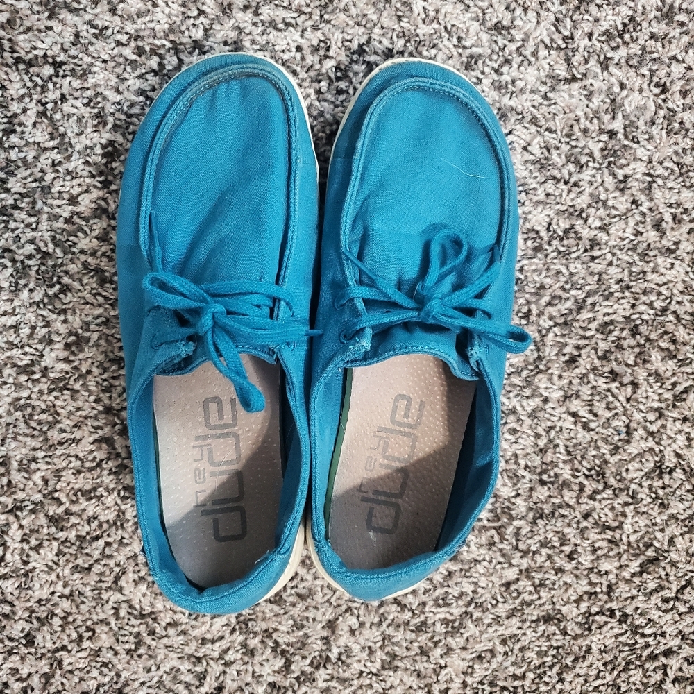 Blue Hey Dudes